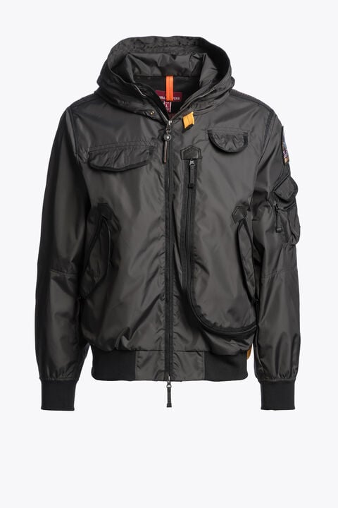 Parajumpers GOBI - HOODED BOMBER OFF-BLACK 26SMPMJKMA01P010600