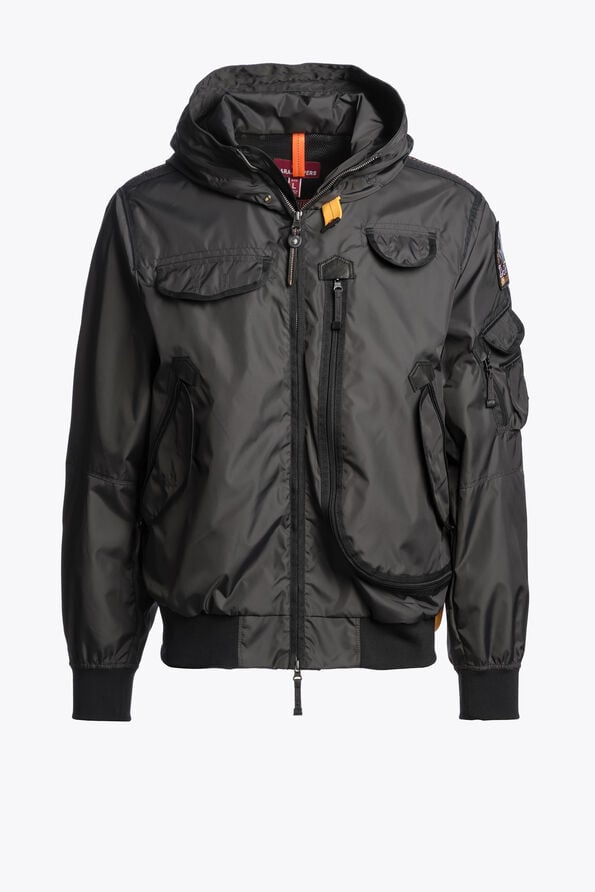 Parajumpers GOBI - HOODED BOMBER OFF-BLACK 26SMPMJKMA01P010600