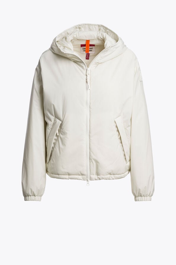 Parajumpers GAFLY - SHORT JACKET CHALK WHITE 26WMPWJKTA31P810131