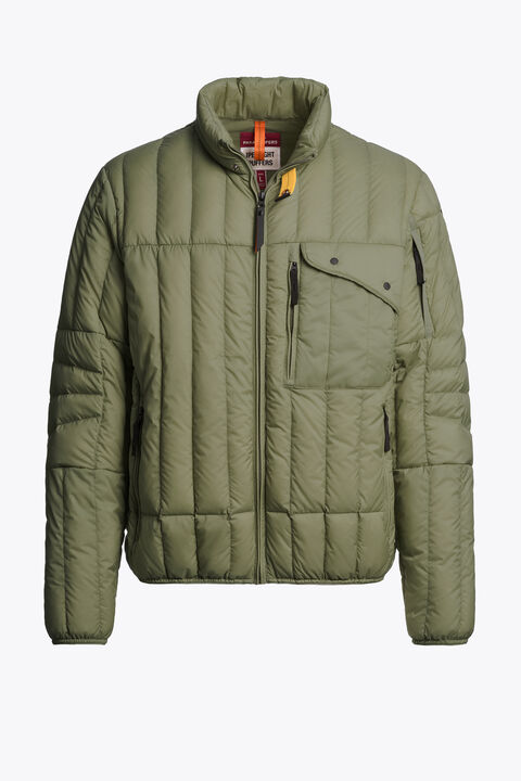 Parajumpers KUON - SHORT PUFFER LICHEN KHAKI 26SMPMPUIP01P240284