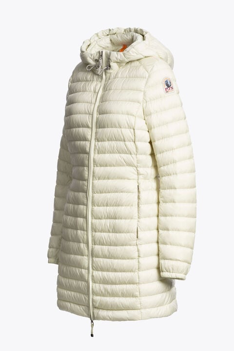 Parajumpers MEREDITH - HOODED DOWN JACKET MOSSY CHALK 26SMPWPUSL32P530277