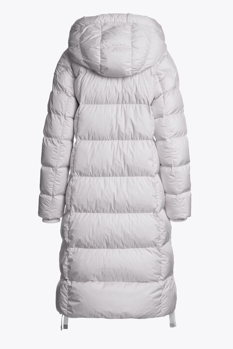 Parajumpers PANDA - LONG DOWN JACKET PEARL GREY 25WMPWPUEL31P700118