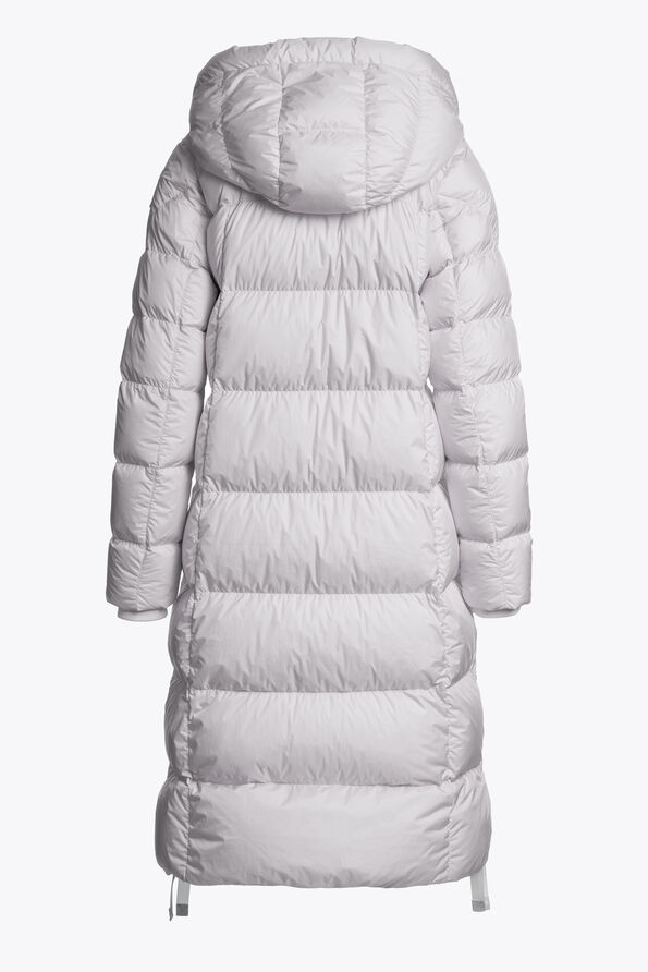Parajumpers PANDA - LONG DOWN JACKET PEARL GREY 25WMPWPUEL31P700118