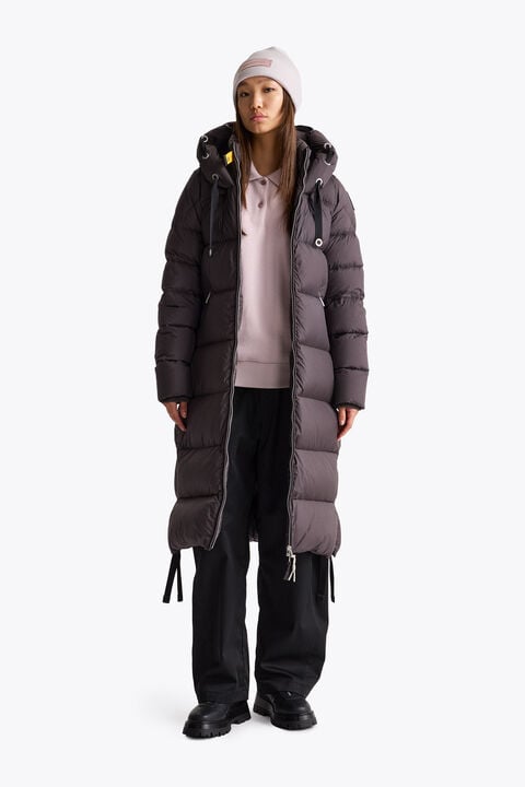 Parajumpers PANDA - LONG DOWN JACKET BLACK 26WMPWPUEL31P560541