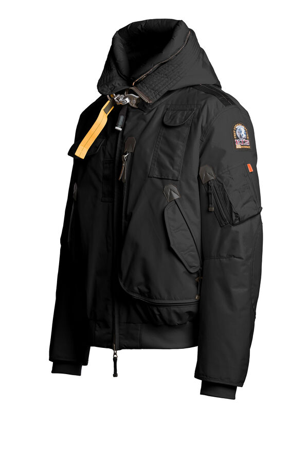 Parajumpers GOBI - HOODED BOMBER BLACK 26WMPMJKMA01P010541