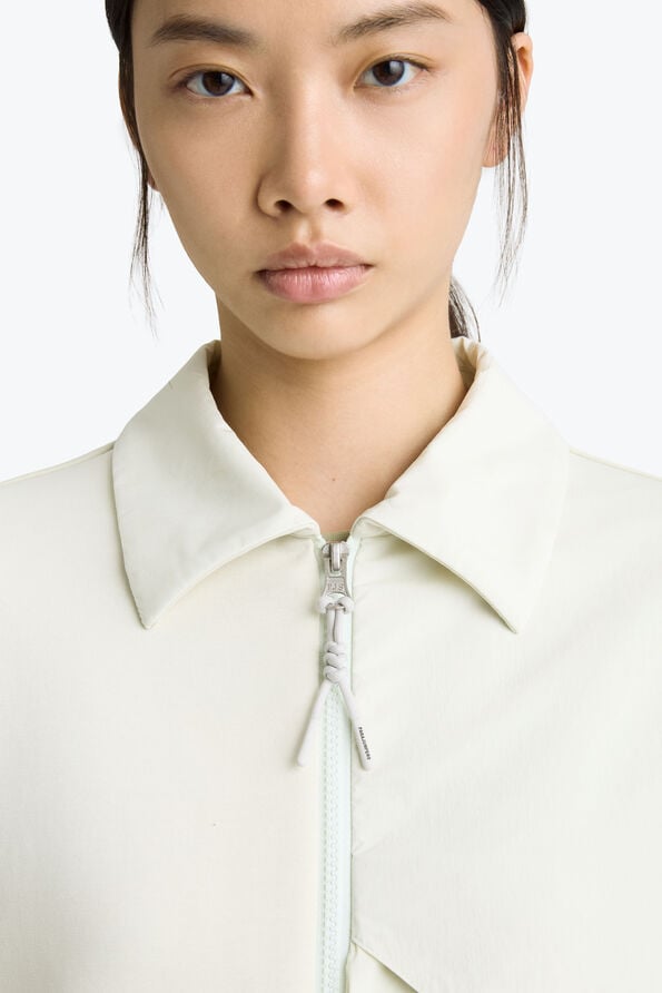 Parajumpers JELKA - FULL-ZIP SWEATSHIRT MOSSY CHALK 26SMPWFLTZ32P790277