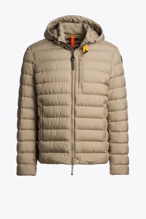 Parajumpers LAST MINUTE - HOODED DOWN JACKET MUTED KHAKI 26WMPMPUSL02P090136