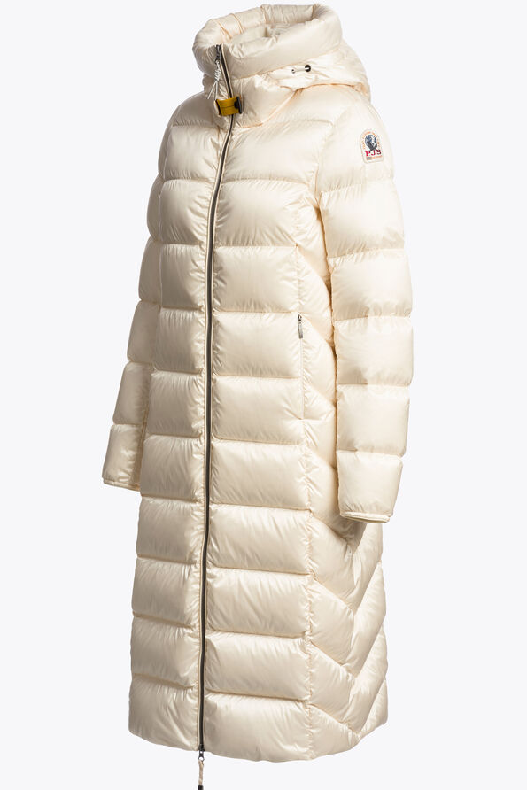 Parajumpers LEAH - HOODED DOWN JACKET WARM IVORY 26WMPWPUSX33P580132