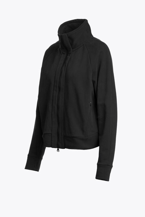 Parajumpers VALAMARA - FULL-ZIP FLEECE BLACK 26WMPWFLTZ34P880541