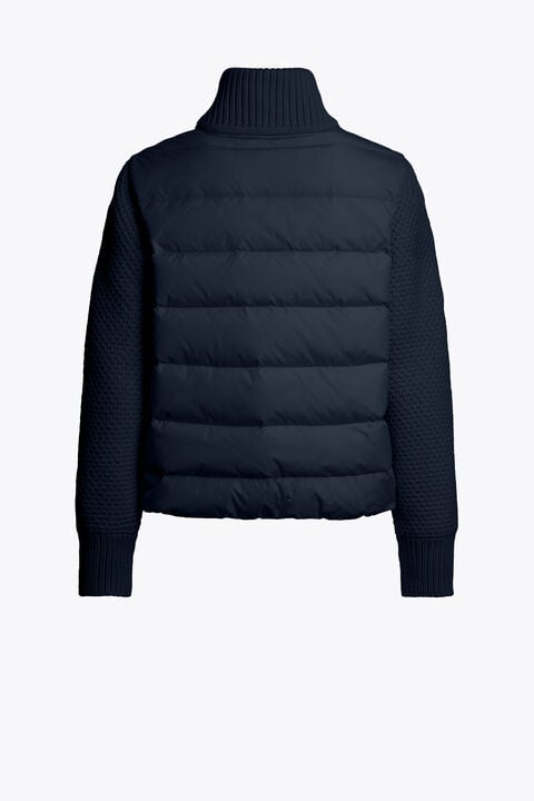 Parajumpers MOONIE - HYBRID CARDIGAN BLUE NAVY 26WMPWHYHS35P620316