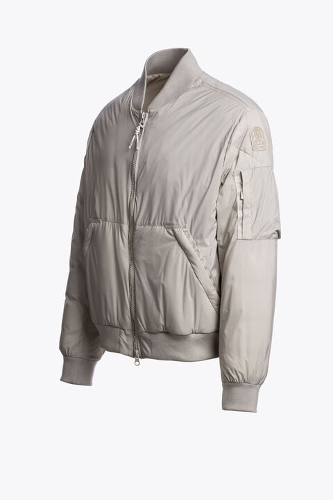 Parajumpers NORDEGG - DOWN BOMBER MID GREY 26WMPMJKTA03P420137
