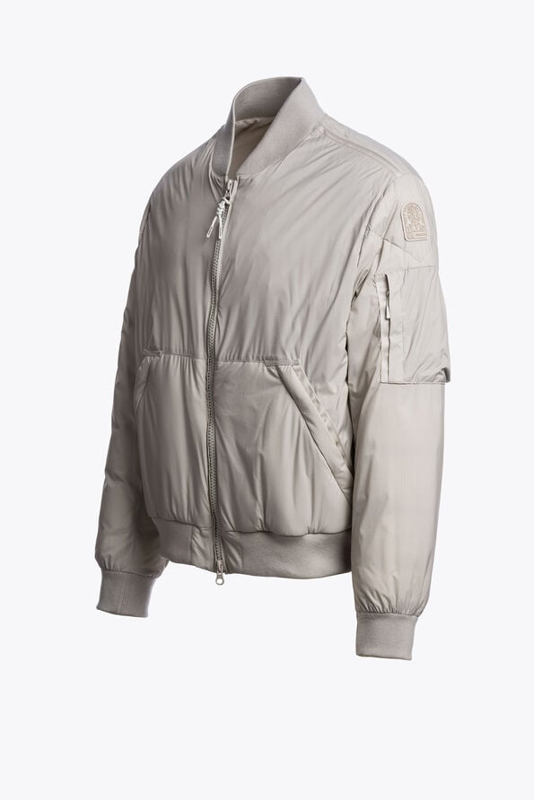 Parajumpers NORDEGG - DOWN BOMBER MID GREY 26WMPMJKTA03P420137