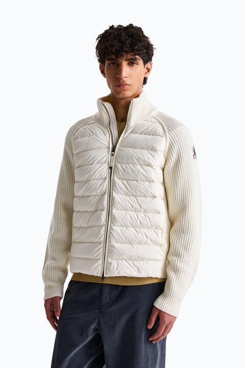 Parajumpers OLMO - HYBRID CARDIGAN NINE IRON 26WMPMHYRB02P130765