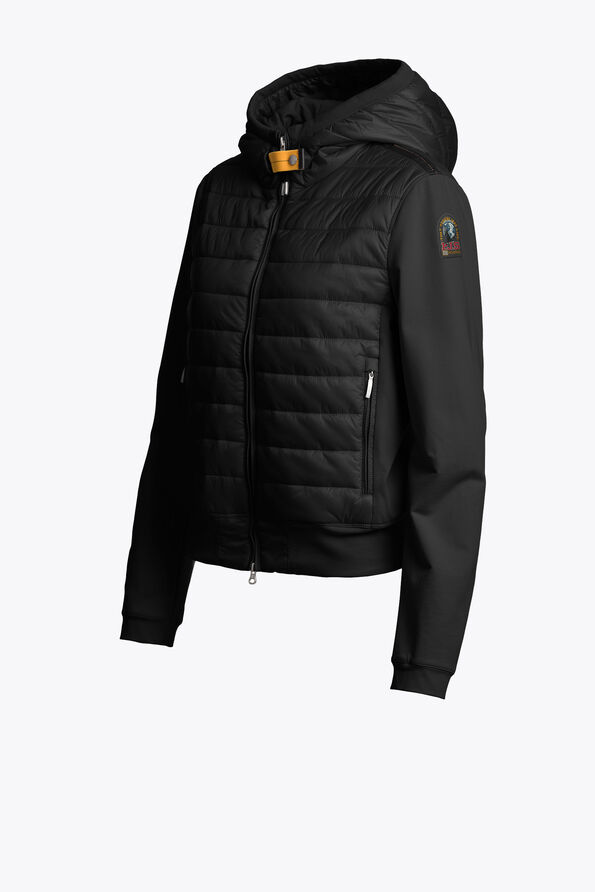 Parajumpers CAELIE - HYBRID SWEAT BLACK 26SMPWHYFP31P550541
