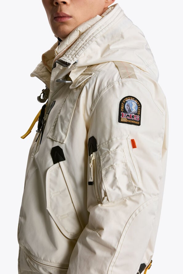 Parajumpers GOBI - HOODED BOMBER BLACK 26WMPMJKMA01P010541