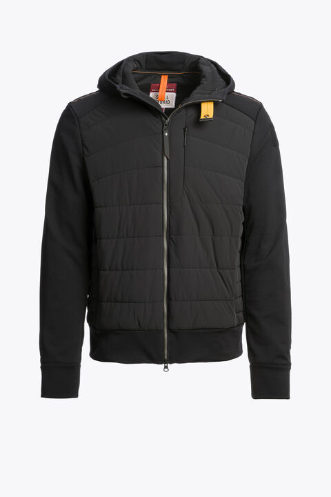 Parajumpers MANFRED - HYBRID JACKET BLACK 25WMPMHYHH01P340541
