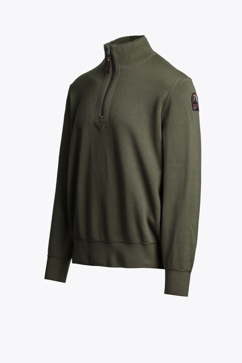Parajumpers BASIC SCOE - HALF ZIP CARDIGAN ROSEMARY 26WMPMKNKC06P140356