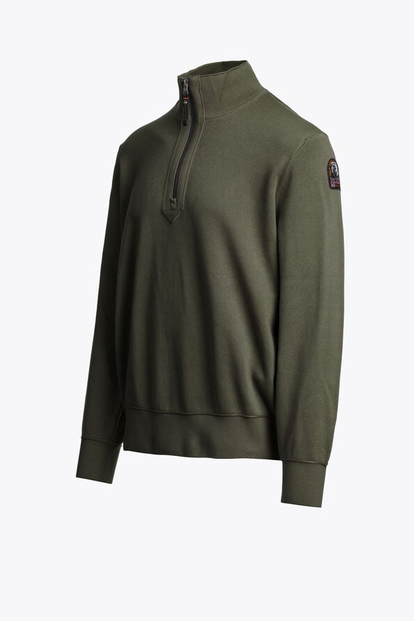 Parajumpers BASIC SCOE - HALF ZIP CARDIGAN ROSEMARY 26WMPMKNKC06P140356