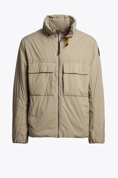 Parajumpers AOINO - SHORT JACKET MUTED KHAKI - SLATE MUD 26WMPMJKLB01P24B077