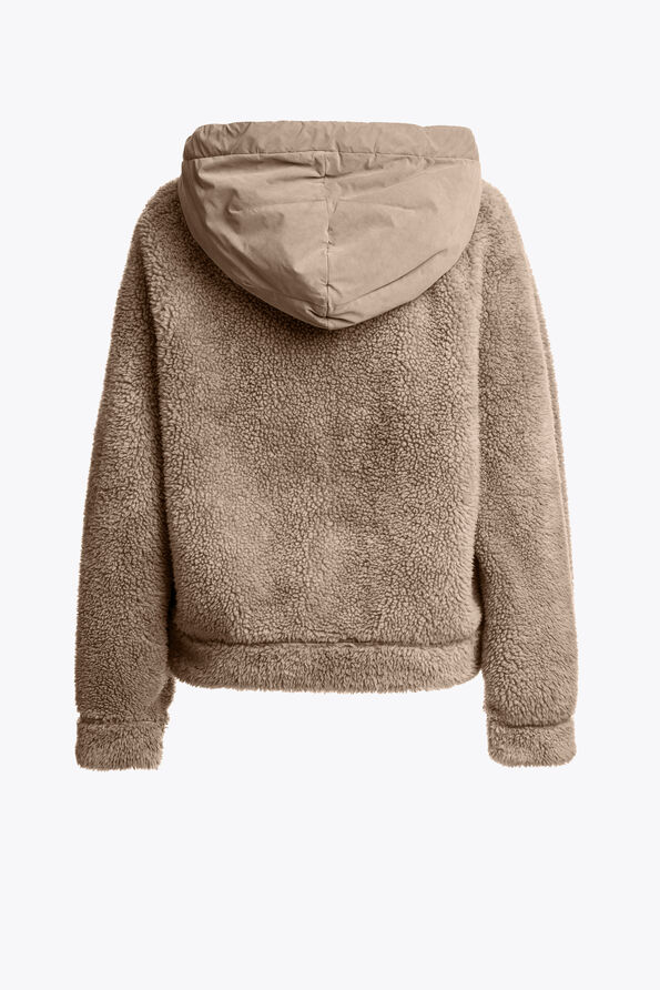 Parajumpers CREAMY - FULL-ZIP SWEAT MASTIC 25WMPWFLPY31P990772