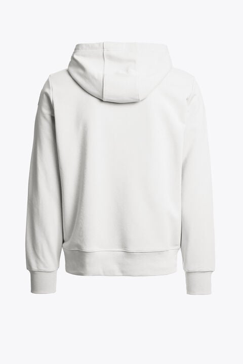 Parajumpers EVEREST - HOODED FLEECE WHITE 26SMPMFLEY22P100501