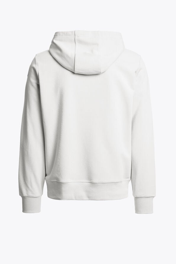 Parajumpers EVEREST - HOODED FLEECE WHITE 26SMPMFLEY22P100501