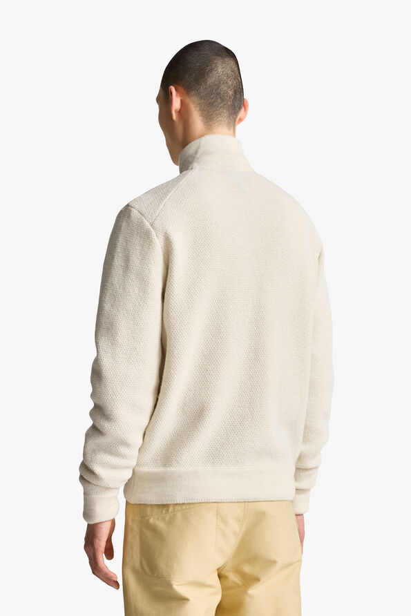 Parajumpers BRIENT - FULL-ZIP CARDIGAN WARM IVORY 26WMPMKNRK12P350132