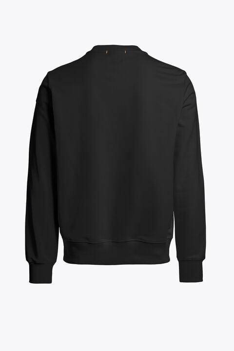 Parajumpers K2 - CREWNECK FLEECE BLACK 26SMPMFLEY21P100541