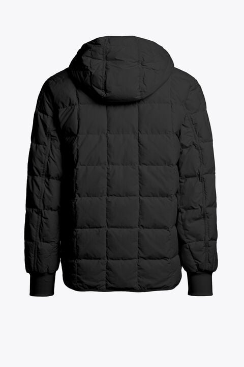 Parajumpers NIPAWIN - HOODED JACKET BLACK 26WMPMPUQD03P330541