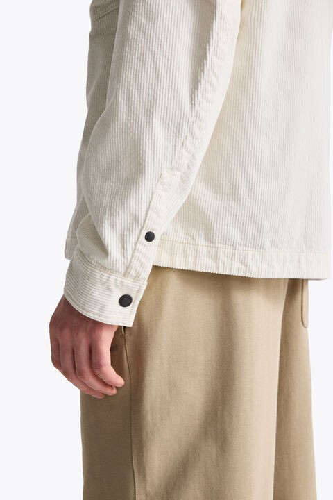Parajumpers GALROSS - コーデュロイオーバーシャツ WARM IVORY 26WMPMOSCU01P260132