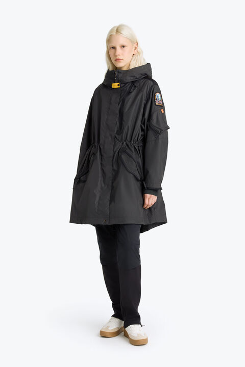 Parajumpers TANK - HOODED PARKA OFF-BLACK 26SMPWJKMA37P500600