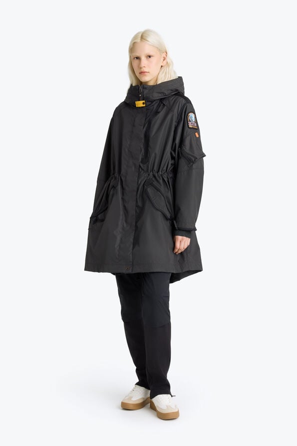 Parajumpers TANK - HOODED PARKA OFF-BLACK 26SMPWJKMA37P500600