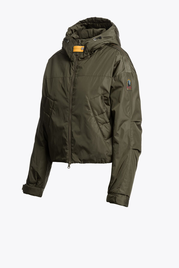 Parajumpers NALINA - HOODED DOWN JACKET TAGGIA OLIVE 26WMPWJKTM31P600218
