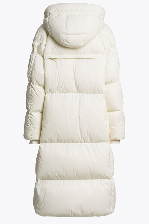 Parajumpers FALGE - LONG JACKET WARM IVORY 26WMPWPUVP32P790132