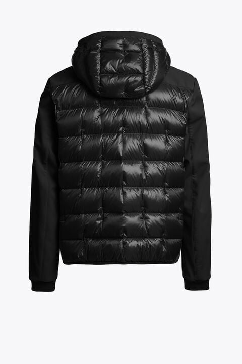 Parajumpers VIGOLO - HYBRID JACKET BLACK 26WMPMHYTY05P110541