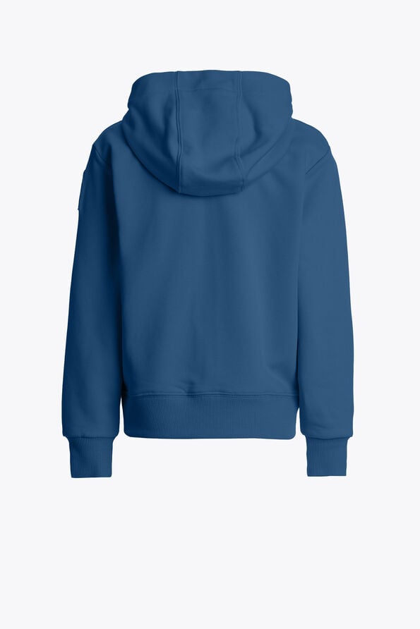 Parajumpers CHARLIE EASY - HOODED FLEECE TRUE BLUE 26SMPBFLEY64PBF0276