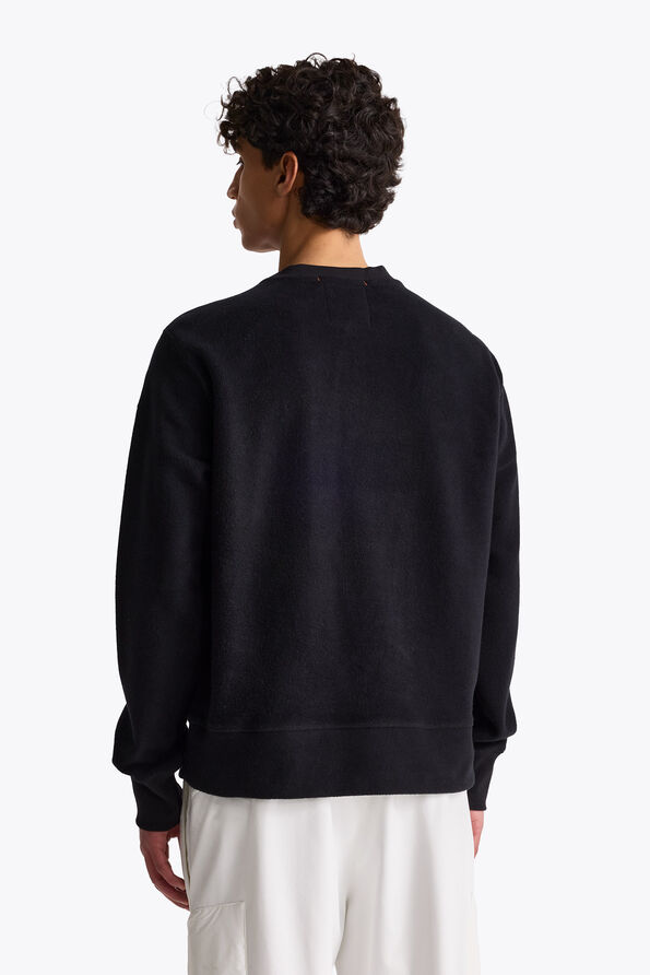 Parajumpers PERNHOS - CREWNECK SWEATSHIRT BLACK 26WMPMFLQR01P390541