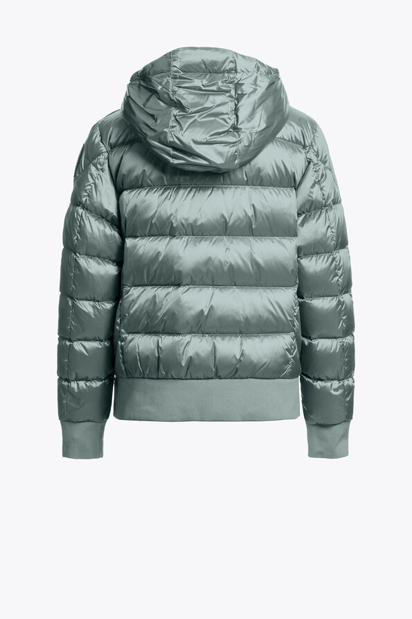 Parajumpers PHARRELL - HOODED BOMBER PURITAN GREY 25WMPBPUSX73PBE0104