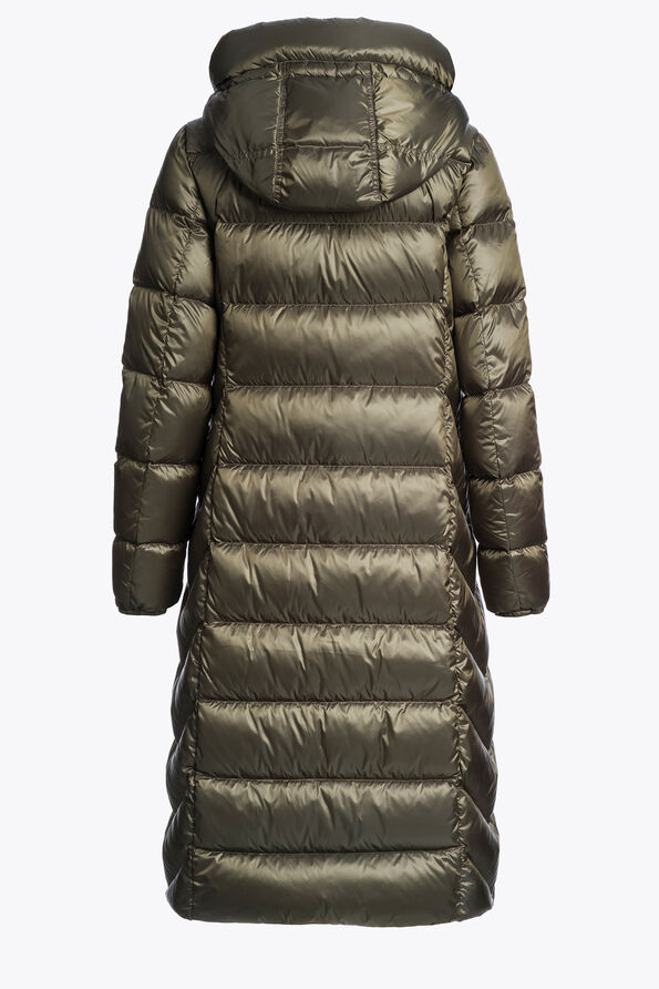 Parajumpers LEAH - HOODED DOWN JACKET OLIVE GREY 25WMPWPUSX33P780103