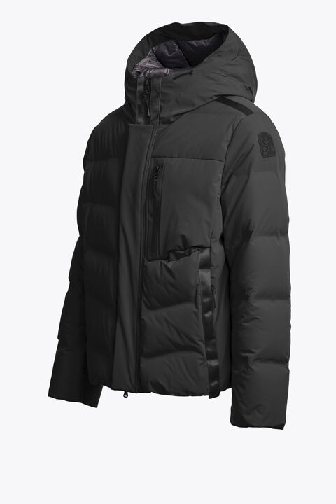 Parajumpers TAIGA - HOODED JACKET BLACK 26WMPMJKSS01P410541