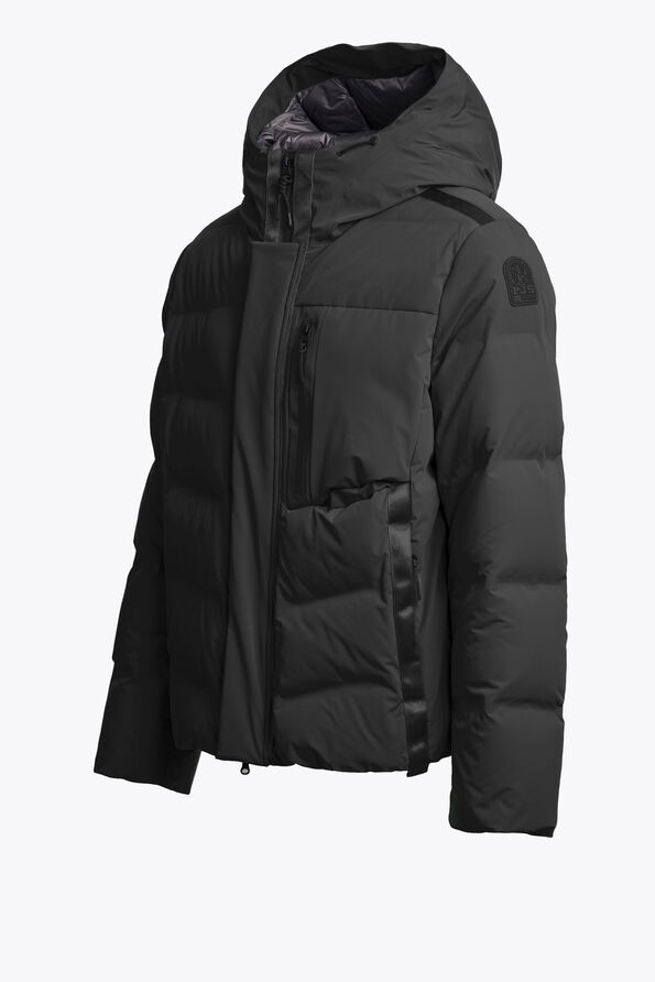 Parajumpers TAIGA - HOODED JACKET BLACK 26WMPMJKSS01P410541