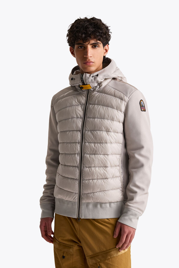 Parajumpers BUCK - ハイブリッドジャケット MID GREY 26WMPMHYWU04P100137