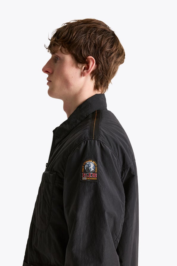 Parajumpers WISNER - PADDED OVERSHIRT BLACK 26WMPMOSQD01P330541