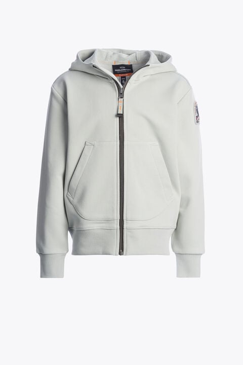 Parajumpers CHARLIE EASY - HOODED FLEECE FRESH GREY 26SMPBFLEY64PBF0271