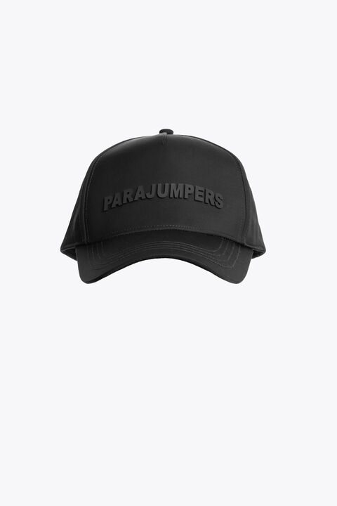Parajumpers SATIN - BASEBALL CAP BLACK 25WMPABCHA14PAI0541