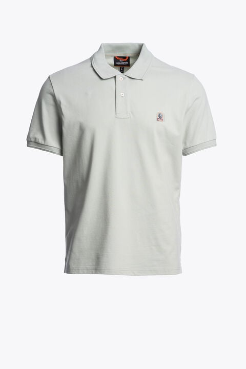 Parajumpers WELLINGTON - POLO SHIRT FRESH GREY 26SMPMPOEK01P120271