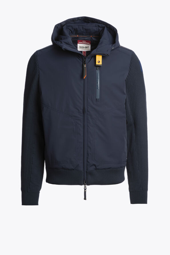 Parajumpers WILLARD - FULL-ZIP CARDIGAN BLUE NAVY 25WMPMHYKT01P360316