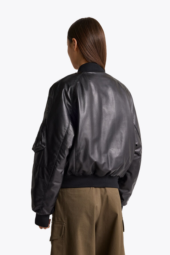 Parajumpers FAUREL - レザーボンバー BLACK 26WMPWJKLE30P540541