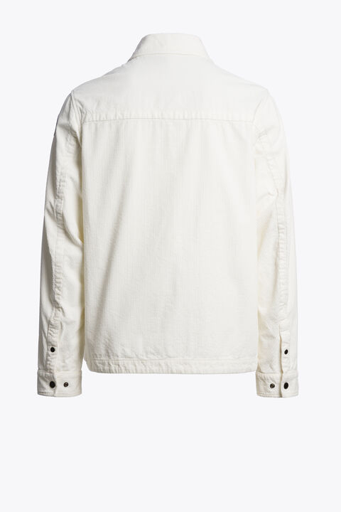 Parajumpers GALROSS - CORDUROY OVERSHIRT WARM IVORY 26WMPMOSCU01P260132