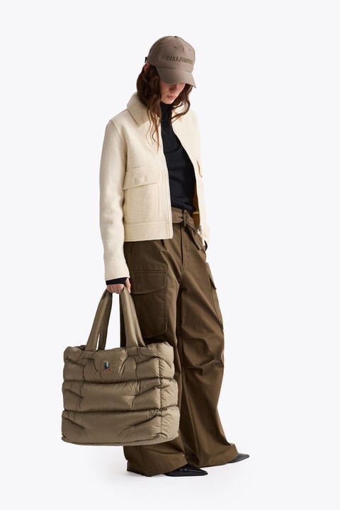 Parajumpers GABBS - TOP HANDLE BAG SLATE MUD 26WMPABABA32PAM0128